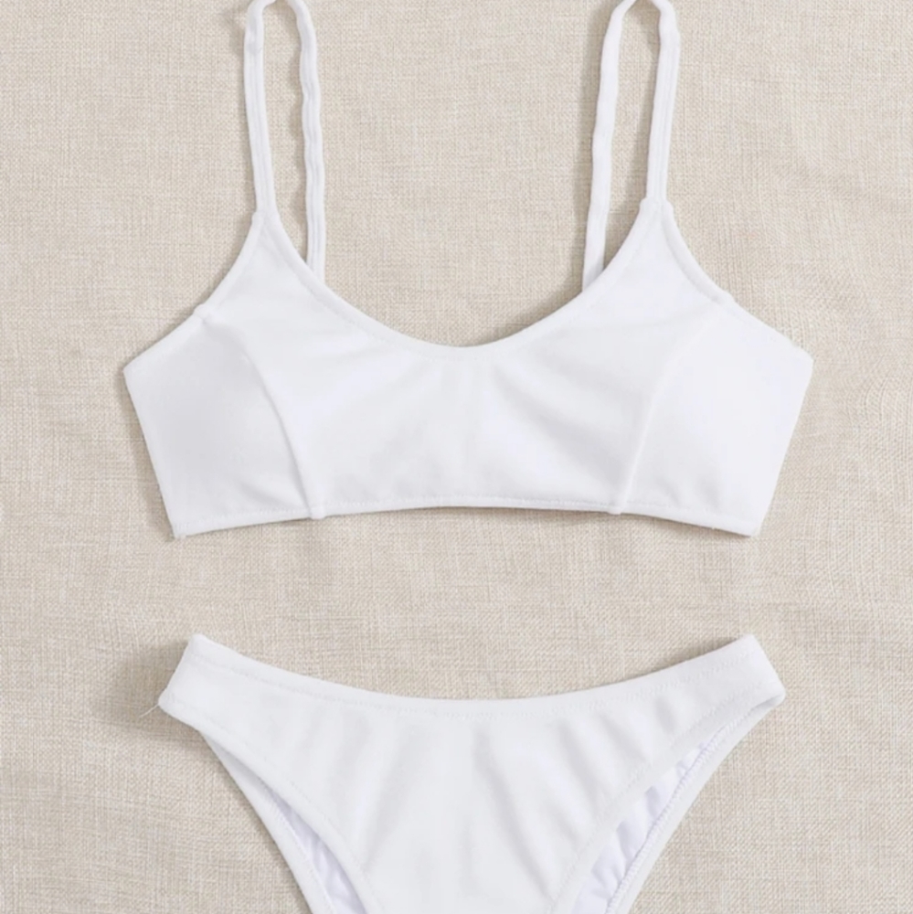 White 2pc Bikini